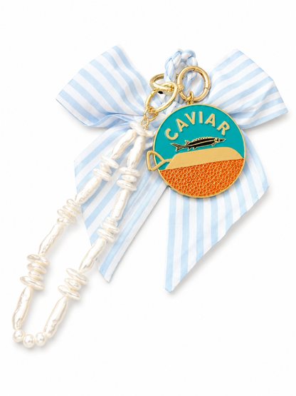 Caviar & Bows Bag Charm & Keychain