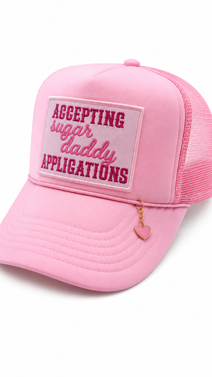 Accepting Sugar Daddy Applications Foam Trucker Hat