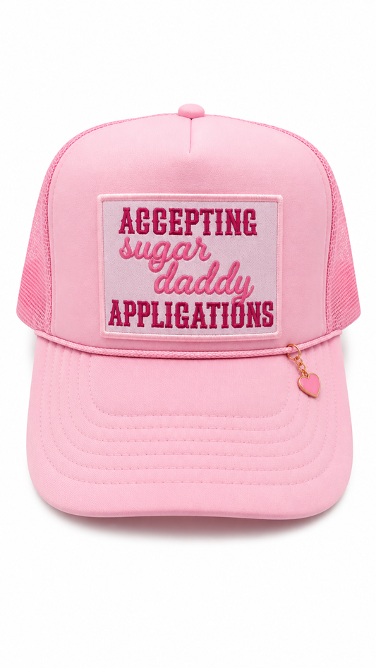 Accepting Sugar Daddy Applications Foam Trucker Hat