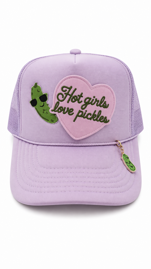 Hot Girls Love Pickles Foam Trucker Hat