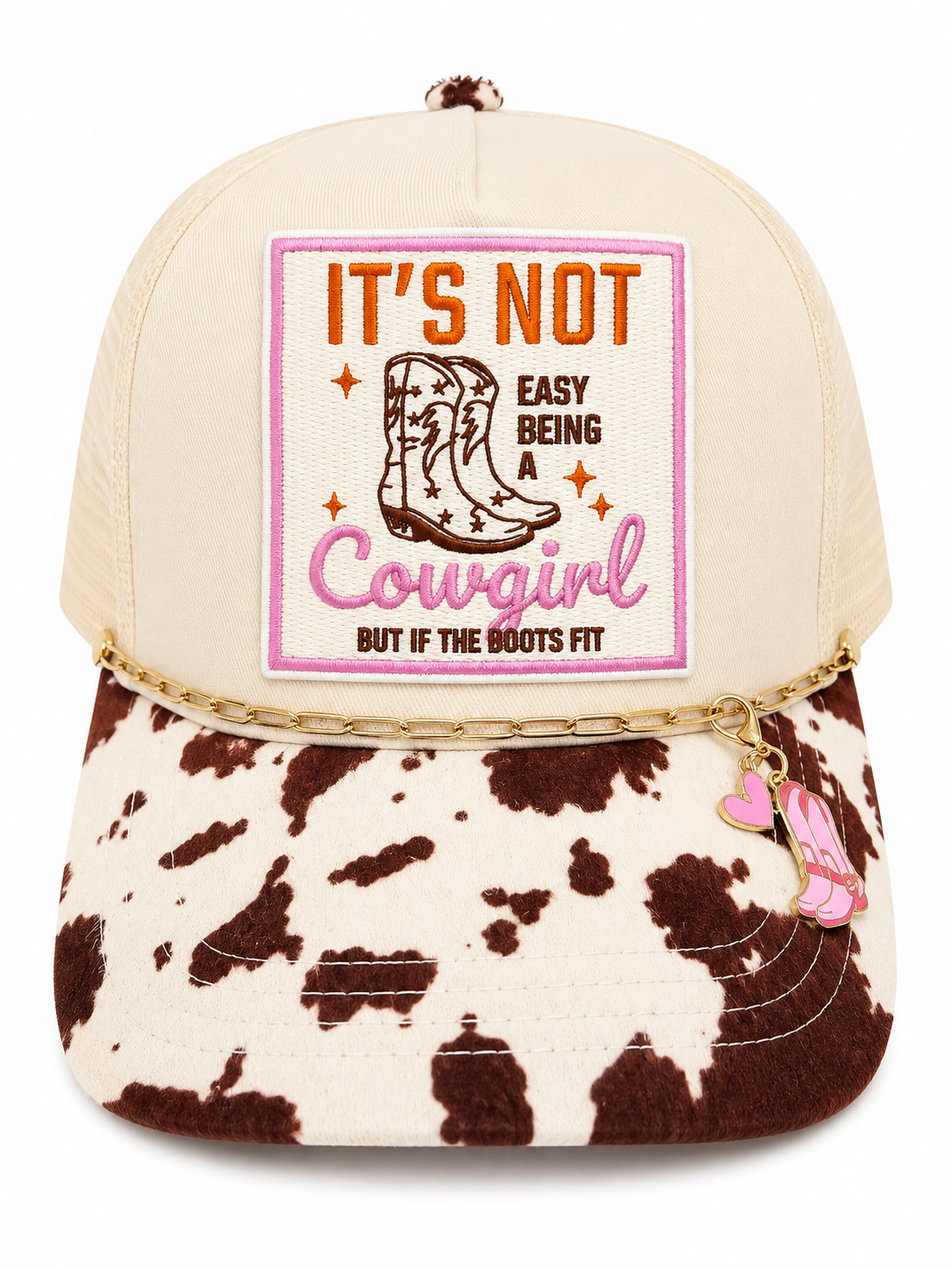 It's Not Easy Being a Cowgirl Trucker Hat