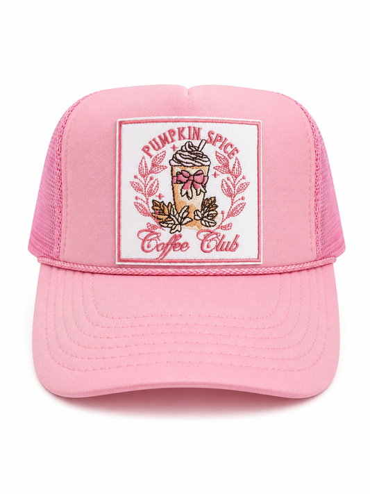Pumpkin Spice Coffee Club Trucker Hat